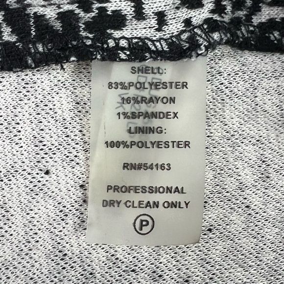 Calvin Klein Animal Print Asymmetrical Sheath Dress - Picture 8 of 9